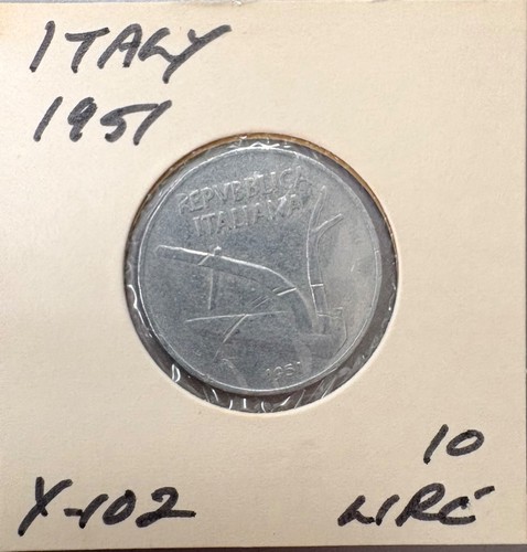 Italy 1951 lire - 1951, 10