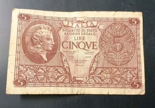 Italy lire 1944 - 5,