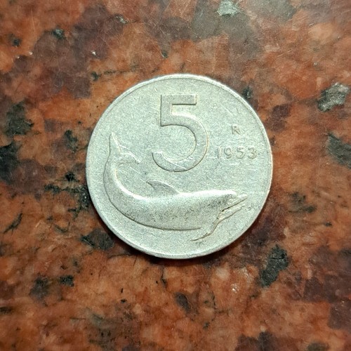 1953 italy lire coin - lire,