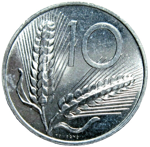 Italy lire 1953 - italy., 10
