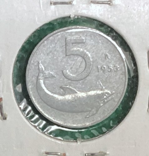 Italy five lire - italy,