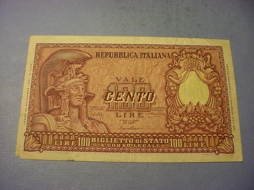 Italy 100 lire 1951 93741 - 100, #93741