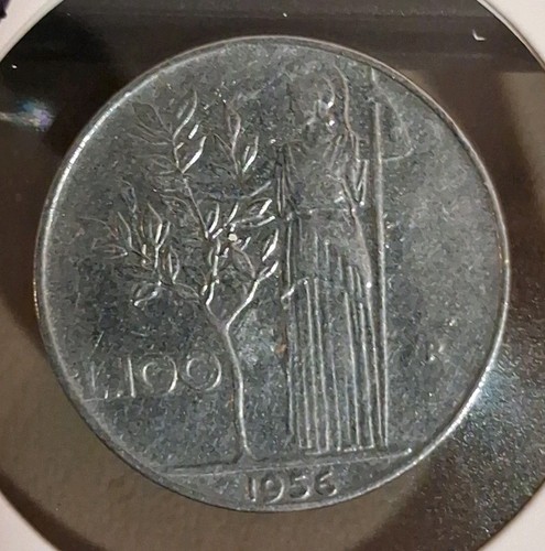 1956 italy 100 lire - 100,