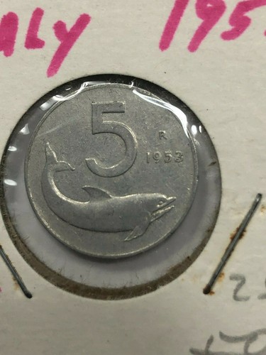 1953 italy lire foreign - 1953, 5