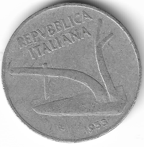 Italy lire 1953 93 - 10,
