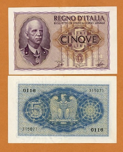 Italy lire 1940 p 28a - italy,, 1940,