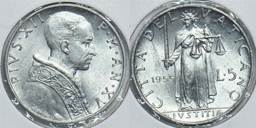 Vatican 1953 lire - vatican, 299007