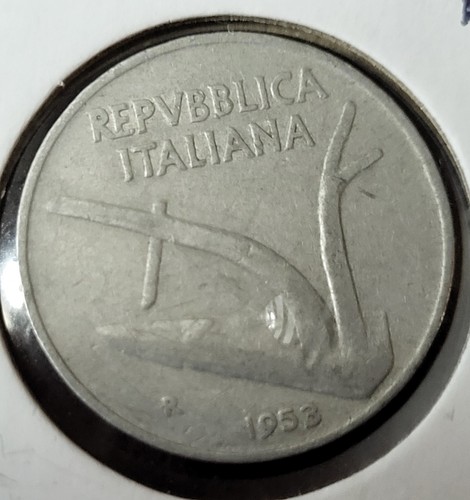 Italy lire 1953 coin - lire,