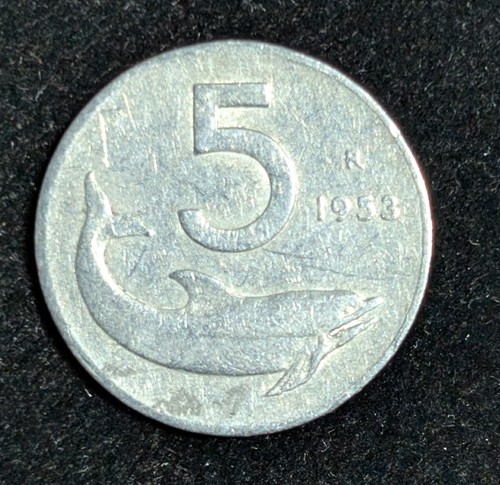 1953 italy lire circulated - 1953,